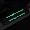 TR1-4Pcs Carbon Fiber Car Door Sill Protector Stickers Door Sill Stickers for Honda Accord CRV XRV Civic FIT Auto Accessories