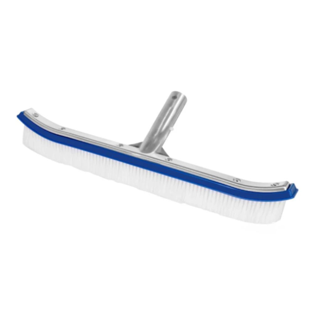 Stainless Steel Brush Swimming Pool Brush 18 Inch Pool Spa Cleaning Brush Outdoor Pool