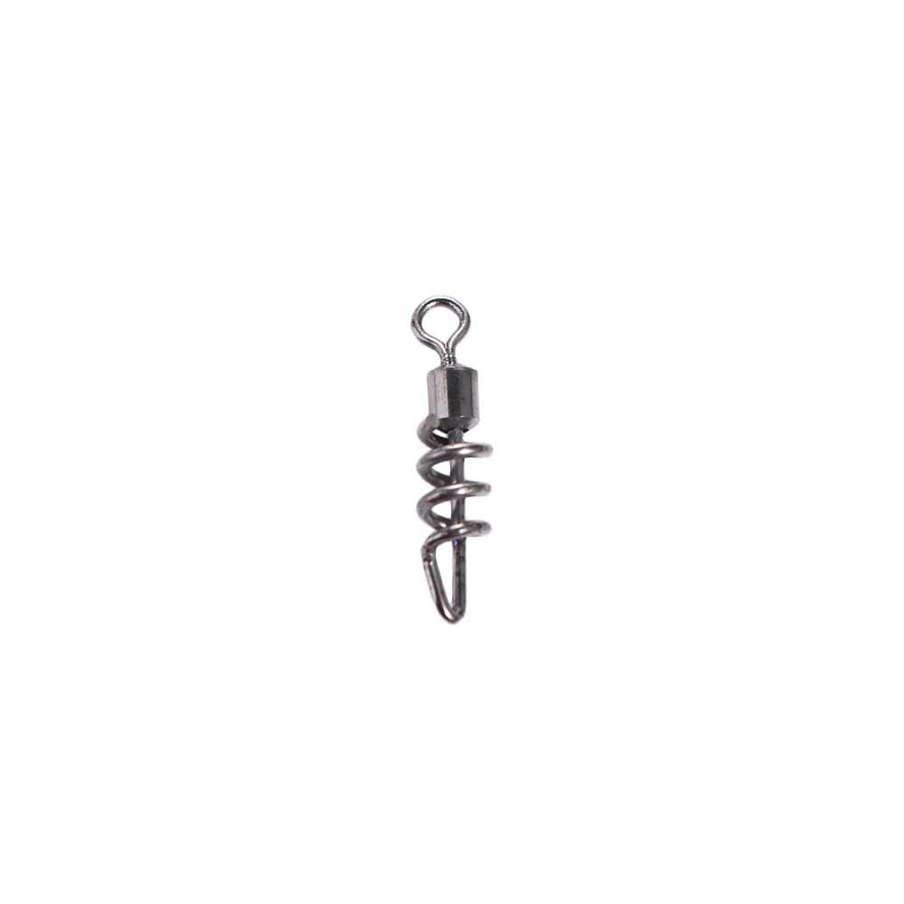 20PCS Stainless Steel Fishing Rolling Swivel 2#-10# Snap Change Connector  Fishing Pellet Line