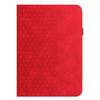 Leather Case For iPad mini (2024) / (2021) Rotatable Honeycomb Imprinted Shockproof Tablet Cover with Stand