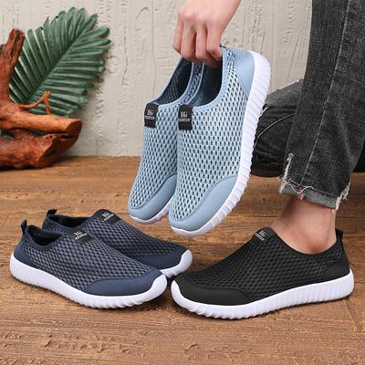2025 Neue Herren Mesh Laufschuhe Sommer Atmungsaktiv Leicht Flache Schuhe Damen Weiche Walking Sportschuhe Zapatillas