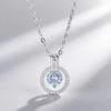 Diamond-Shaped Retro Ladies' Necklace: Elegant Design, Lightweight Luxury, Versatile Clavicle Chain.
