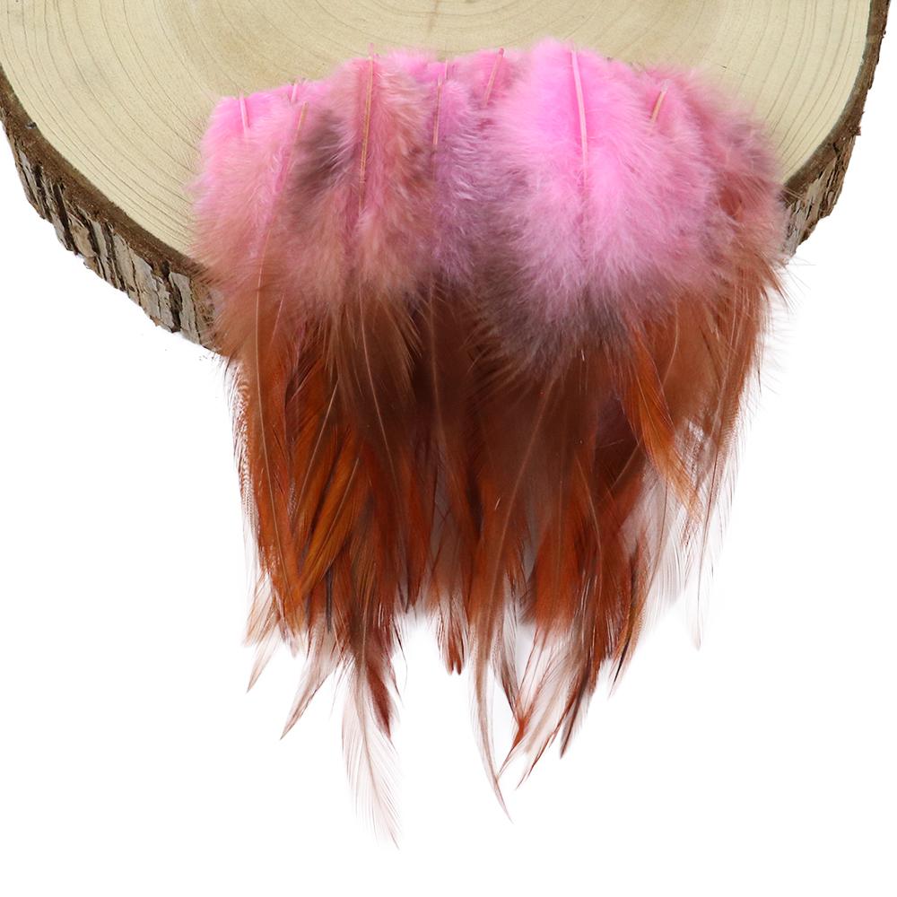 Natural Rooster Feathers 10-15Cm Pretty Chicken Feather For Crafts Jewelry Earring Making Accessory Party Decoration