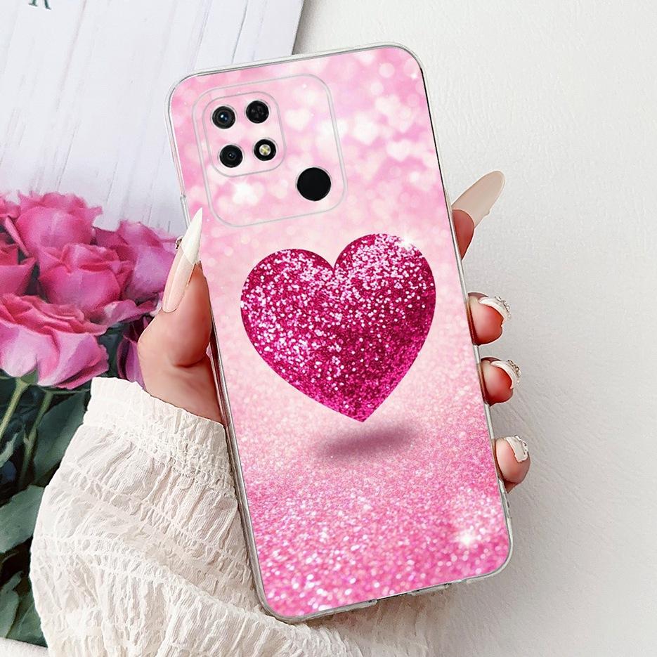 For Xiaomi Redmi 10C Case New Luxury Painted Cover Soft Silicone Slim Phone Case For Xiaomi Redmi 10C Redmi10C Back Cover Fundas