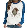 Women's Casual  Solid Color Long Sleeve Top Pullover Sweatshir