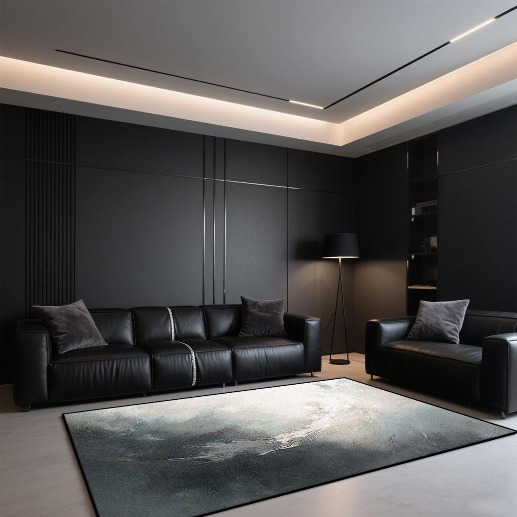 Moderner Luxusteppich für Wohnzimmer Große Fläche Abstrakte Dekoration Tuschewasch-Teppich für Schlafzimmer Büro Couchtische Waschbare Matten