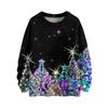 Weihnachts-Sweatshirts für Damen, Strickpullover, süßes Hemd, Herbst, Rundhalsausschnitt, Pullover, Tops