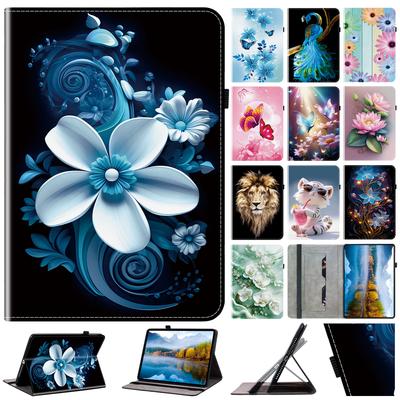 PU Leather Tablet Case for Apple iPad (2025)-11 Styles! Durable,with 2 Stand Slots,Pencil Holder & Card Slots,Flexible TPU Back Cover