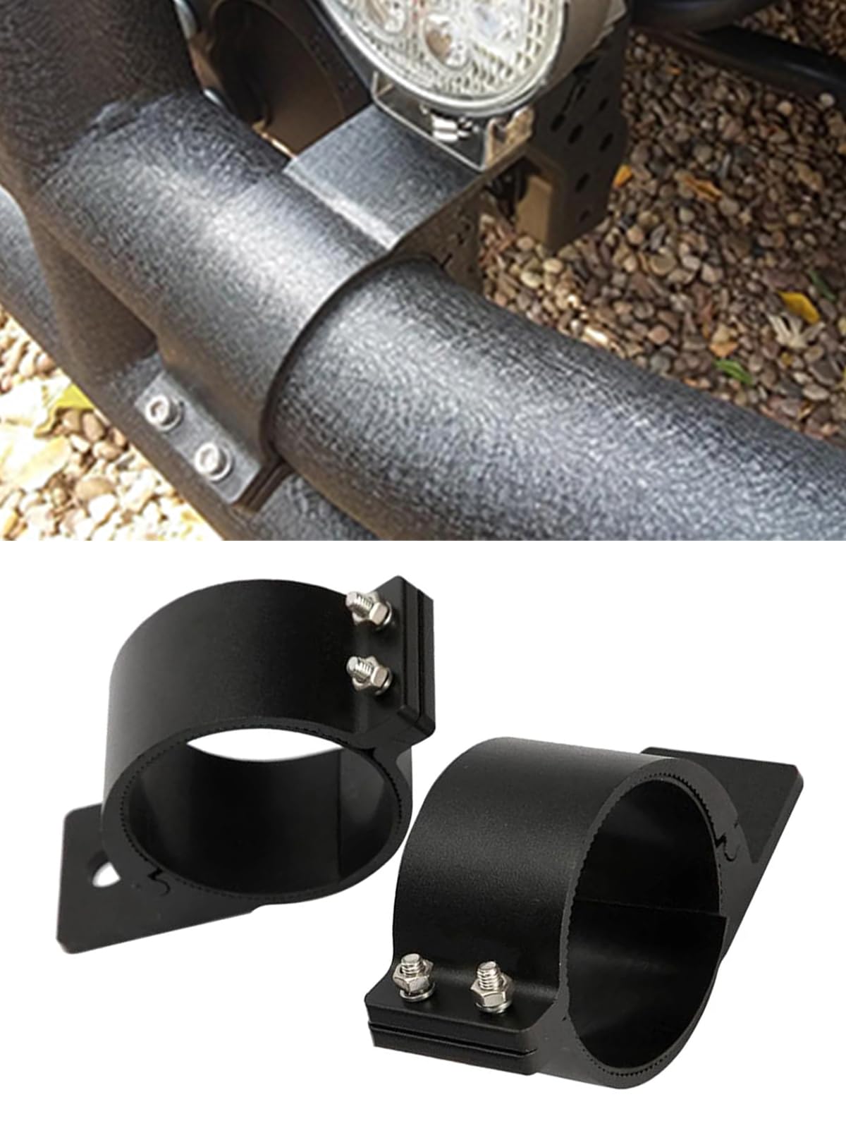 

Northyun Pinching Bracket, 3 Inch Work Light Stay, Diameter 3.0 - 3.2 inches (76 3 inches чорний