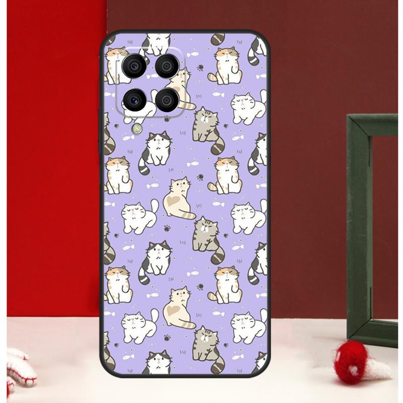 Lustige Katzen-Collage Hülle Für Samsung Galaxy M56 M36 M16 M31 M21 M13 M33 M53 M15 M35 M55 M12 M32 M52 M14 M34 M54