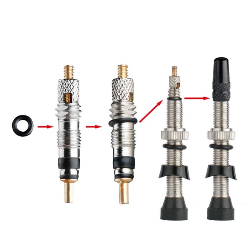 Solid Aluminum Alloys Tire Valves Bike Valves Extenders Cycling Valves Extenders for Mountain Bike