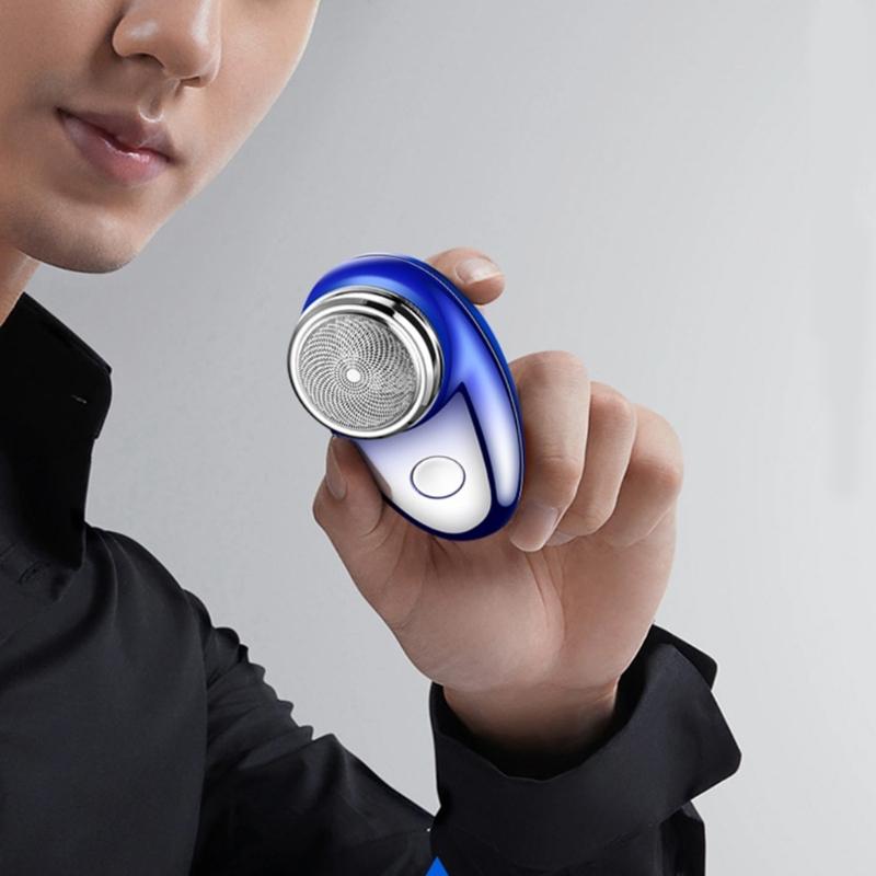 Pocket Size Electric Men Shaver Wet Dry Trimmer Shaving Machine Portable Detachable Washable Head Beard Razors Enduring