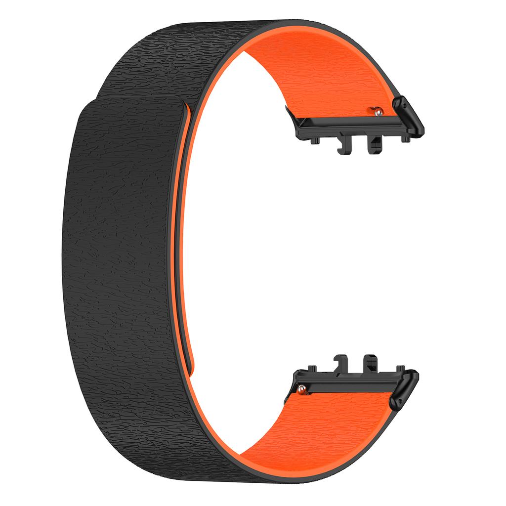 Magnetic Silicone Band For Samsung Galaxy Watch Fit 3 Two Tone Sport Strap For Galaxy Watch Fit 3 Smartwatch Elastic Bracelet