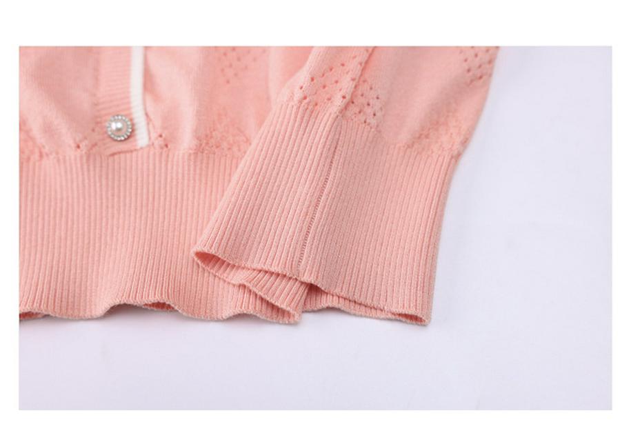 2026 Stylish Faux Two-Piece Short-Sleeve Knit Top for Mature Women, Lightweight Summer Ice Silk