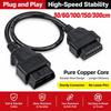 30/60/100/150/300cm OBD2 Extension Cable Male To Female ELM327 Scanner Adapter  for ELM327 Scanner