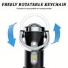 Mini USB Rechargeable LED Flashlight Keychain Portable Waterproof Camping Pocket Lamp Keyring Light Outdoor Gear