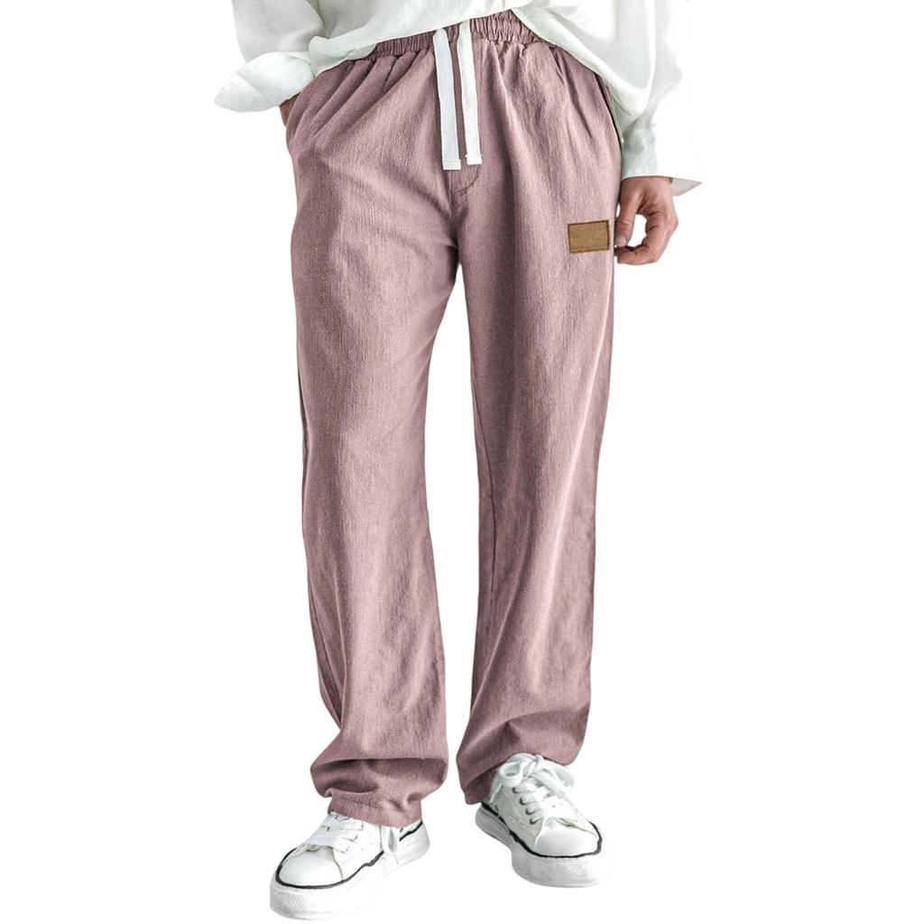Men's Fashion Leisure Middle Waist Long Style Casual Pants