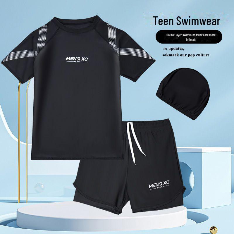 

Быстросохнущий раздельный купальник для мальчиков - для детей и подростков 180 for 155-190 Jin