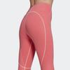 Adidas Striped High-Waisted Casual Sports Fitness Pants Women Pants Pink GU9465