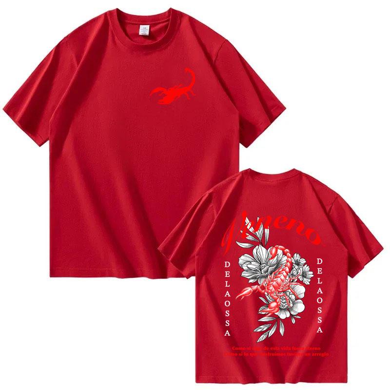 Rapper Delaossa Veneno New Album Print Tshrit Mens Women Clothes Tops Harajuku 2026 summer Casual Crewneck Hot Sale Streetwear