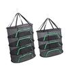 Hanging Drying Mesh with Zipper Breathable Polyester Foldable Hanging Mesh Drying Rack for Fish Vege