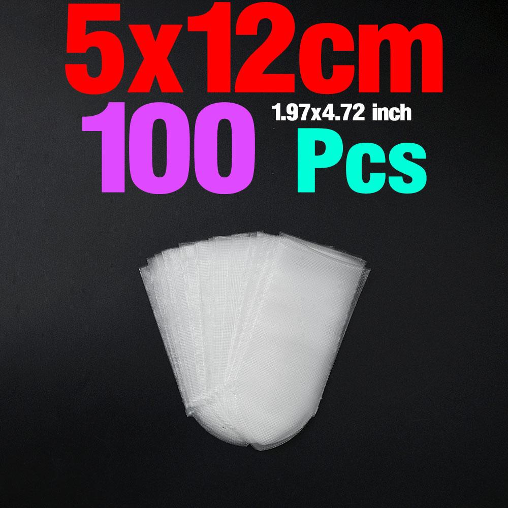MNFT 100Pcs PVA Water Soluble Bag Fishing Bait Bags for Solid Baits Carp Fishing Equipment Tackle Kit