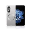 For Magsafe Magnetic Wireless Charging Solid Color Plating Not Border Phone Case For Samsung Galaxy Fold 6 5 4 3 Bumper Cover