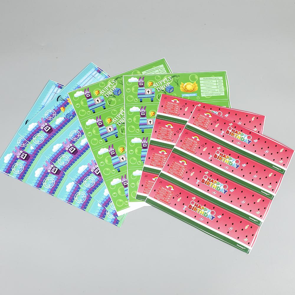 Strong Adhesive Waterproof logo Label Pvc Custom Vinyl Stickers Paper 1