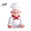 Recipe Holder Magnets 3D Cartoon Chef Refrigerator Magnet Resin Baker Decorative Fridge Memo Notes Photo for Home Decor Theme Ornaments