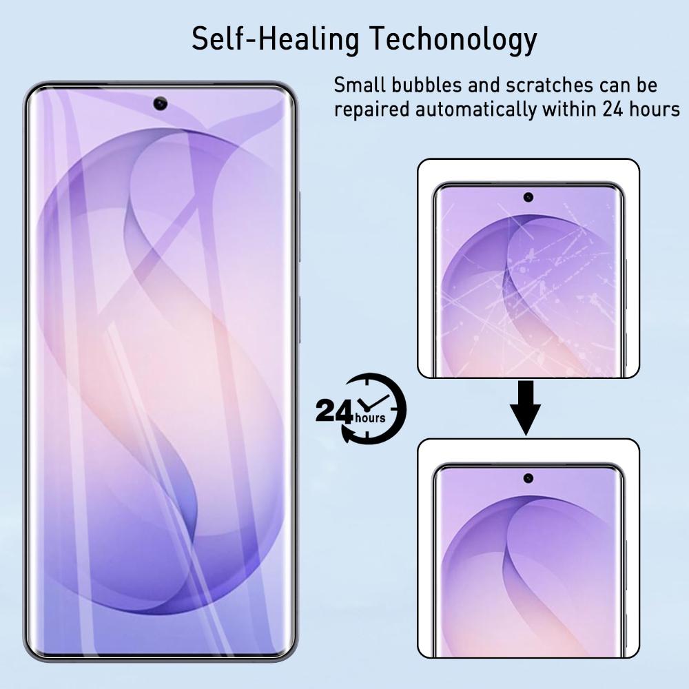 4PCS Soft Hydrogel Films For Samsung Galaxy S26 Ultra S24 S23 S22 S21 S20 S25 Ultra Plus Fe Full Cover Clear Screen Protector