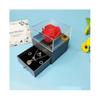Rose Box, Infinity Rose Jewelry Gift Box, Real Rose Red, Rose Gift Kit