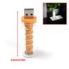 Car USB LED Spiral Filament Touch Dimming Bulb 5V Retro LED Bulbs 1W Night Light Camping Incandescent Decorative LED Lighting