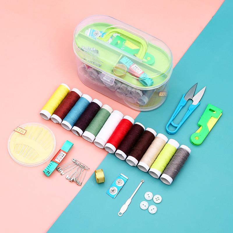 Tragbares High-End Multifunktions-Nähset: Nadel und Faden Set für Handnähen im Wohnheim