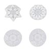 Handmade Jewelry Decoration Mould Epoxy Resin Christmas Tree Mirror Snowflake Pendant Mold Jewelry Making Supplies