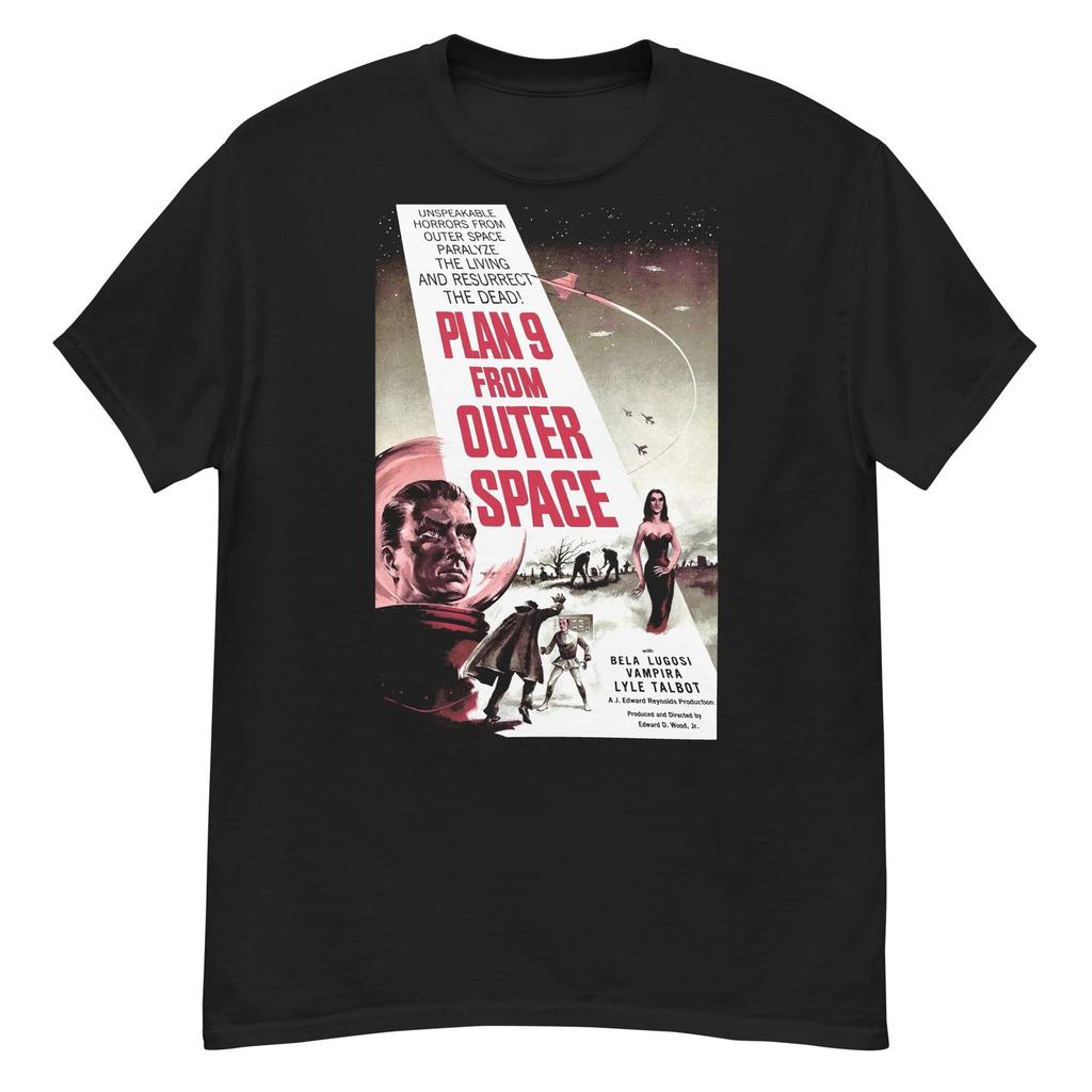 Plan 9 from Outer Space Cult Film Fan Art T-shirt