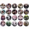 Anime Game Danganronpa Knop Spelden Zwarte Beer Kyoko Kirigiri Cartoon Cosplay Badge Ronde Broche op Rugzak Tas Accessoires Cadeau