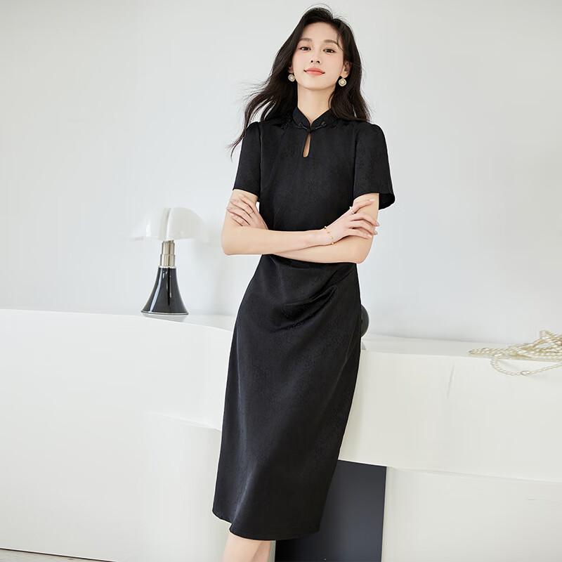 VICTORIA&VERA New Chinese Style Jacquard Qipao Dress