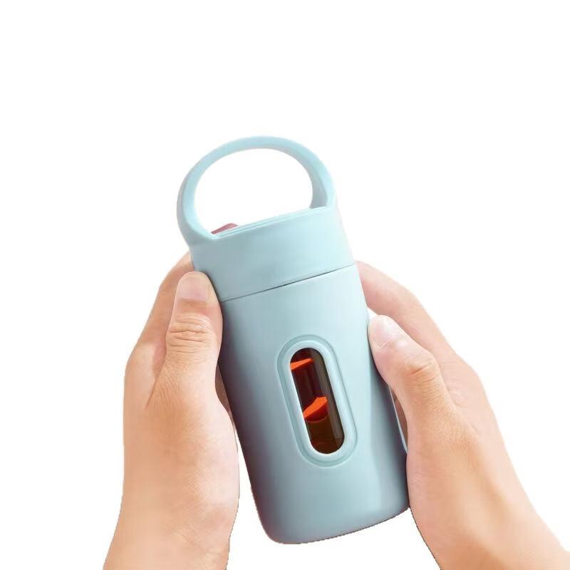 OLOEY Portable High Borosilicate Glass Tumbler