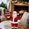 1 Pezzo Babbo Natale Giardino Interno ed Esterno Segno Decorativo Acrilico 2D Buon Natale Indossare Spina Bandiere da Giardino di Natale per Esterno