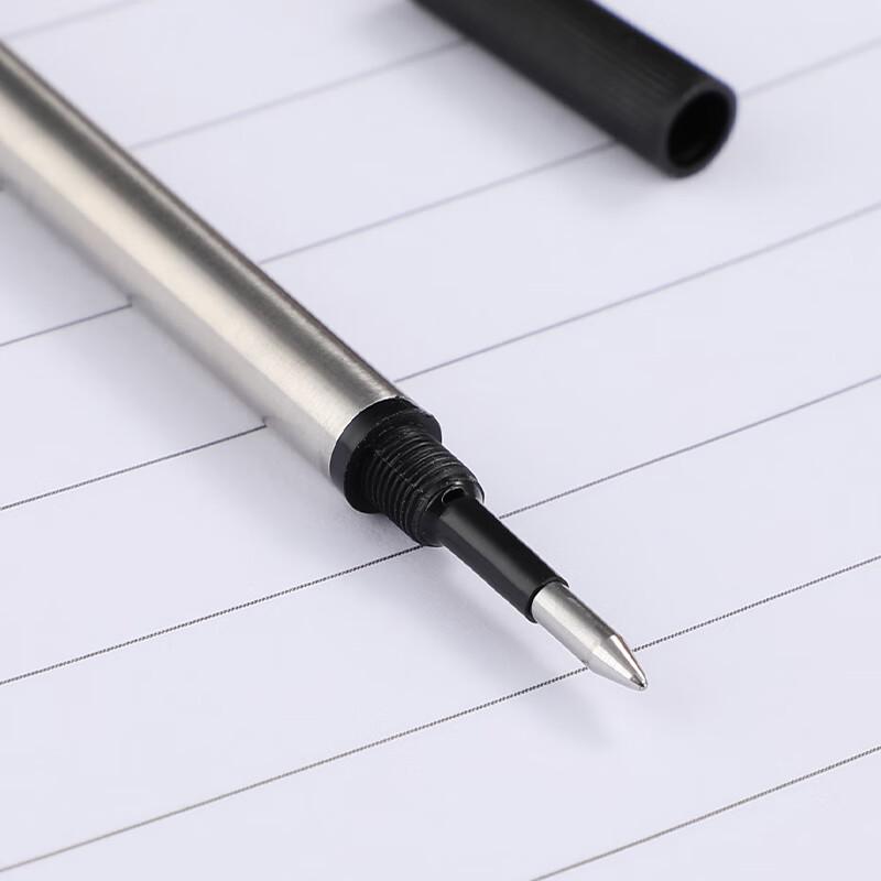 HERO 359 Spiral Rollerball Pen Refill, Black, 0.5mm, 12-Pack