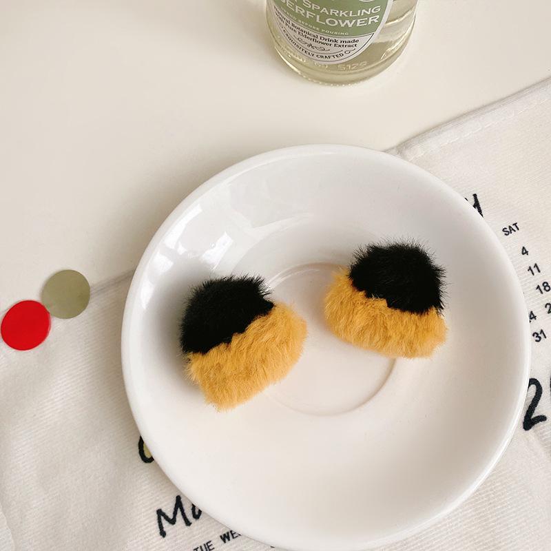 3D Cat Ear Plush Hairclips - Cute Japanese Style Bangs Accessories