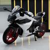 1:12 Spring Breeze 450SR Motorcycle Sound and Light Children's Toy Model Ornament Diecast Alloy Car Model Collectible