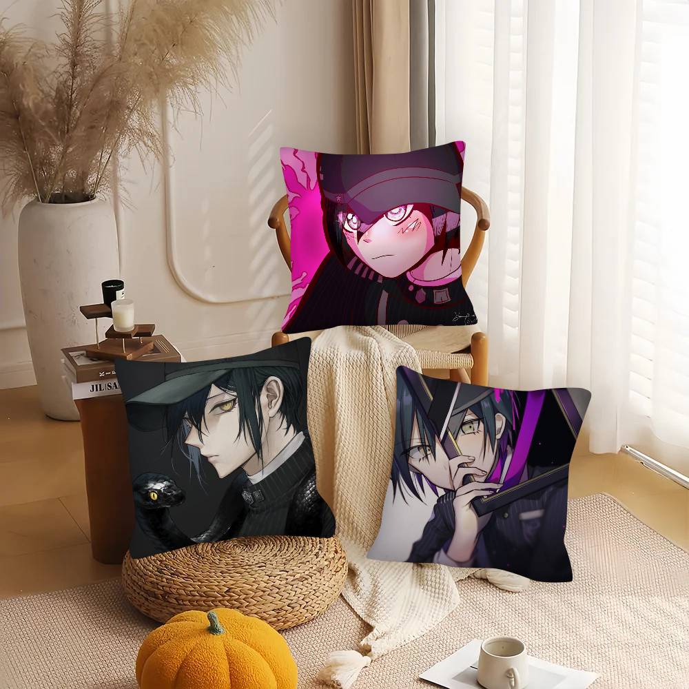 1Pc P-Shuichi Saihara Pillow Case Fashion Square Pillowcase Bedroom Sofa Room Ins Decoration Leisure