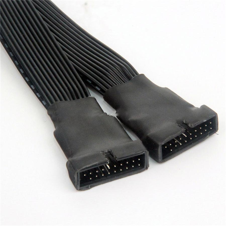 Motherboard Mainboard 19-pin to USB 3.0 20-pin 1 to 2 Power Extension Cable Cord