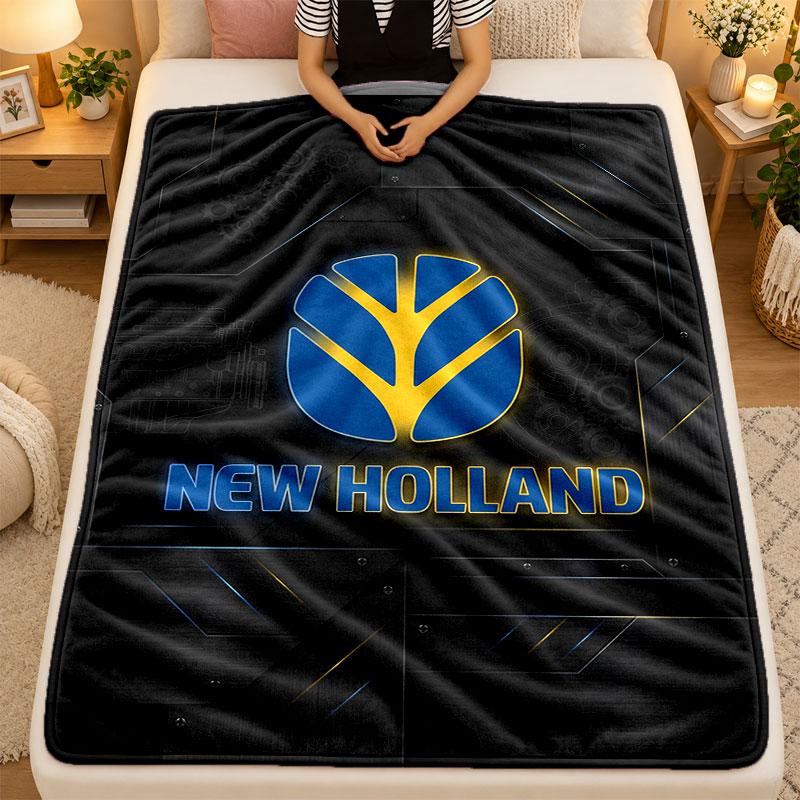 Flannel BlanketNew Holland Warm Soft Throw Blanket for Indoor Sofa Bed Living Room Use
