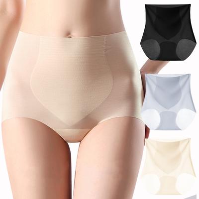 Kadın Buz IpekTummy Kontrol Külot Bayan Dikişsiz Külot Külot Knickers İç Ultra-ince Yaz İç Giyim