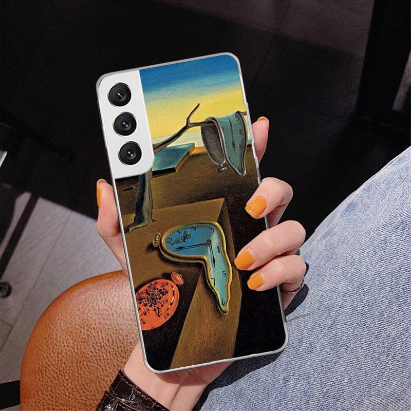 Salvador Dali Art Phnoe Case for Samsung Galaxy S26 S25 Edge S23 S24 Ultra S22 Plus S21 S20 FE Unique Cover Soft Coque Galaxy S2