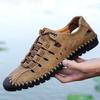 Men's Plus Size Casual Breathable Summer Sandals - Soft Sole Perforated Design