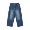 Lap Curved Cut Crop Denim Pants As2dp563