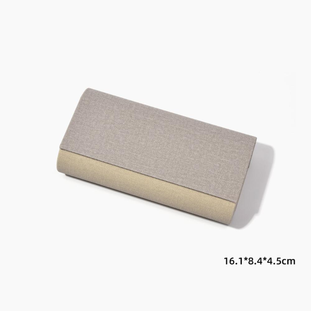 Scratch Resistant Glasses Case Elegant Double Layer Eyeglasses Case Pu Leather Glasses Holder Waterproof For Male Travel